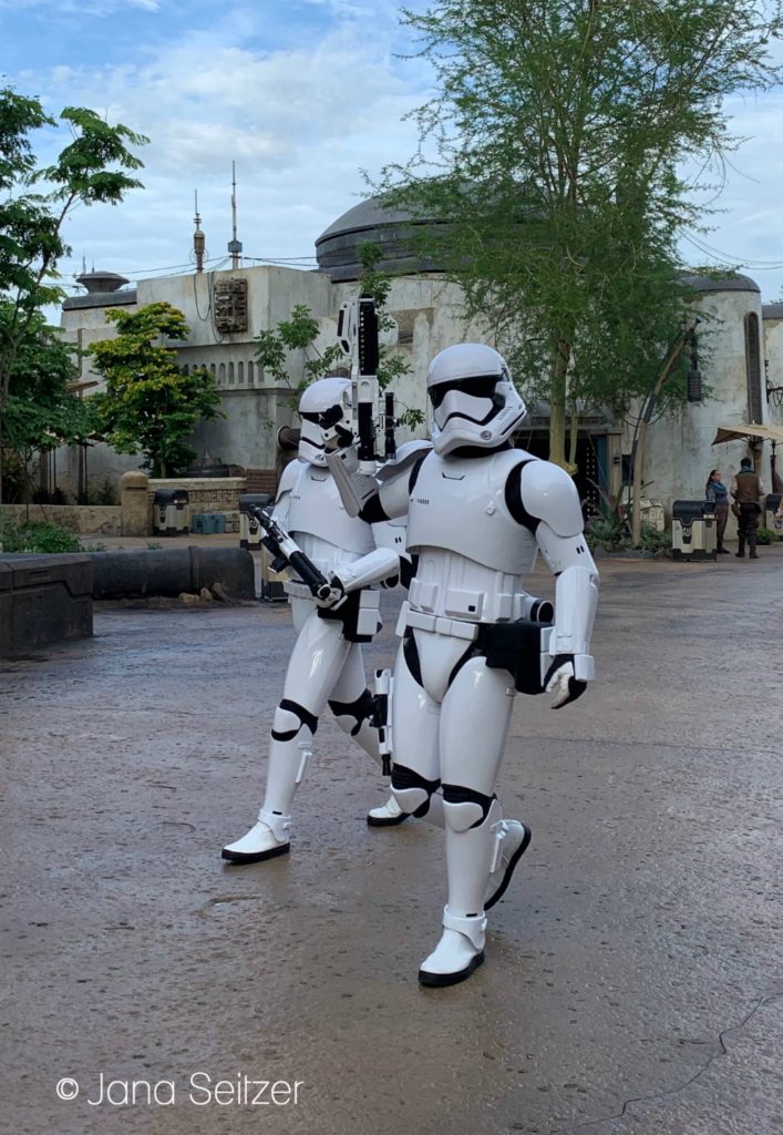 Stormtroopers at Star Wars: Galaxy's Edge