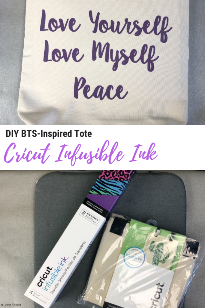 DIY BTS-Inspired Tote with Cricut Infusible Ink
