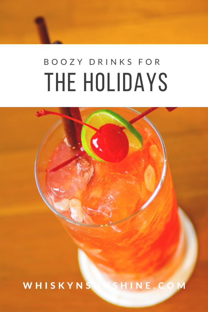 4 Boozy Drinks for the Holidays