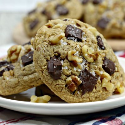 Bourbon Chocolate Chunk Cookies
