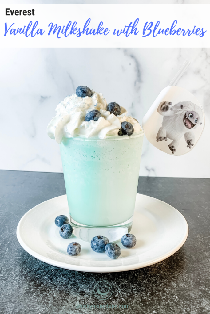 Everest Vanilla Milkshake with Blueberries