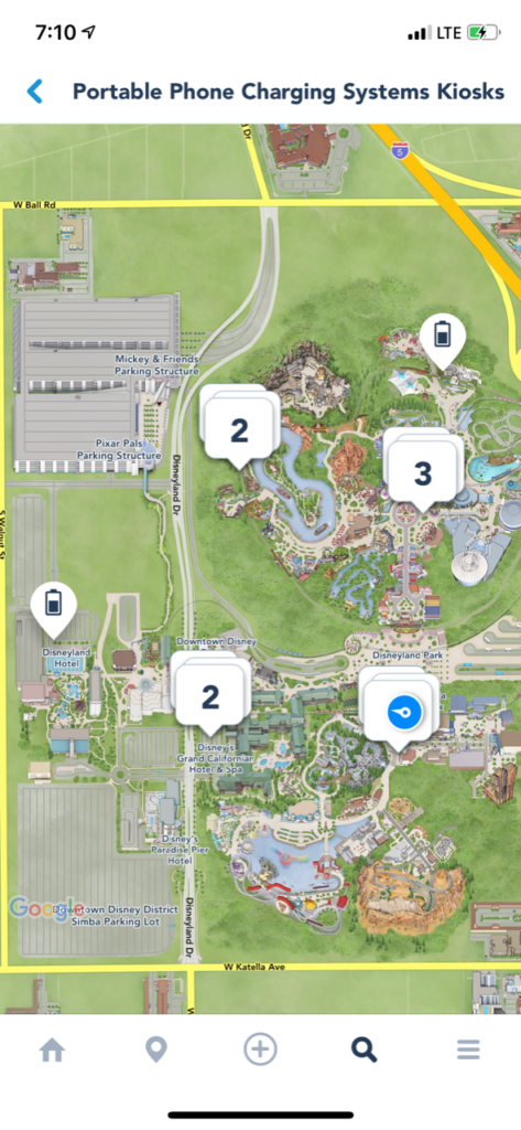 FuelRod SwapBox Disneyland App locations