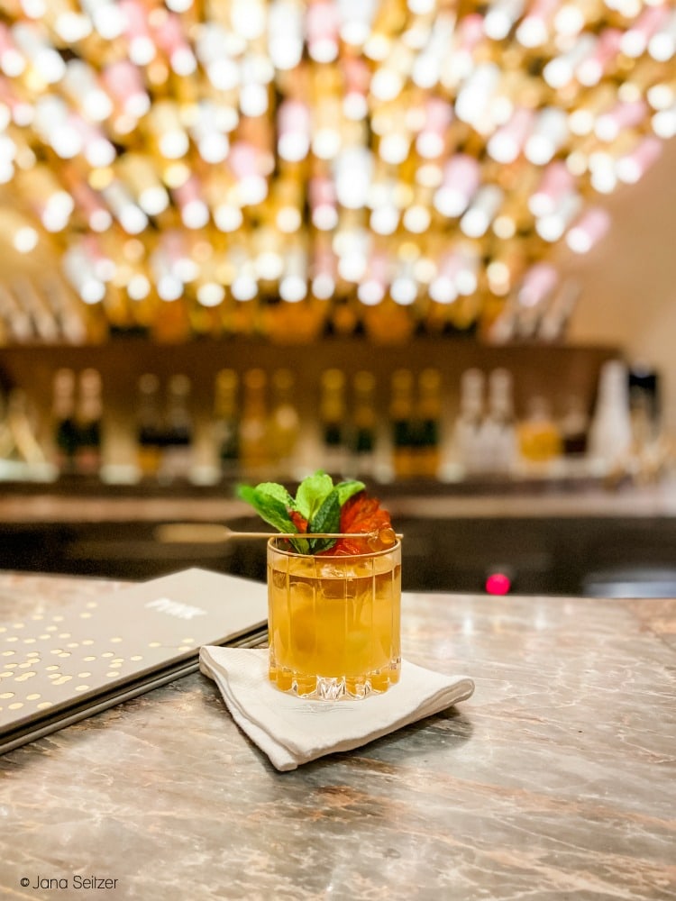 Drink at Pink Bar in the District - Disney Cruise Line
