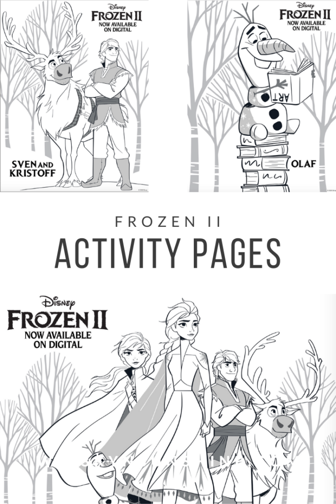 FROZEN 2 Activity Pages