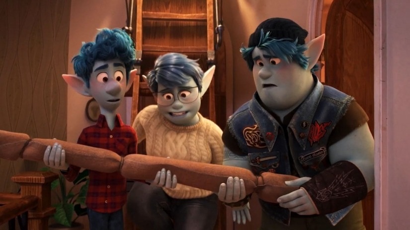 Ian, Laurel and Barley Pixar Onward