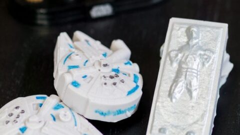 Image for Chewy Han Solo Candy – Lando’s Millennium Falcon and Han Solo Trapped in Carbonite