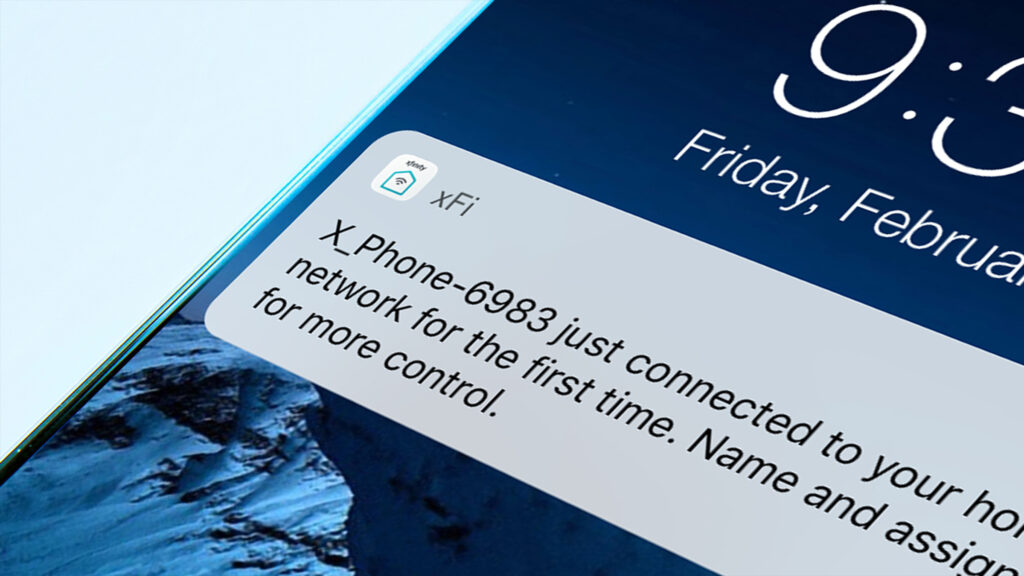 Xfinity app and parental controls