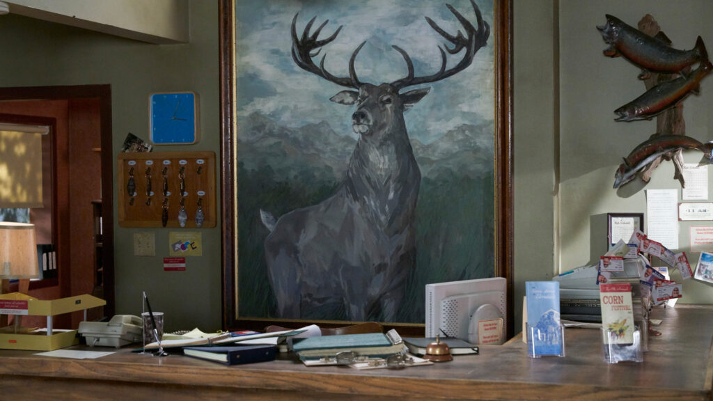 Rosebud Motel desk
