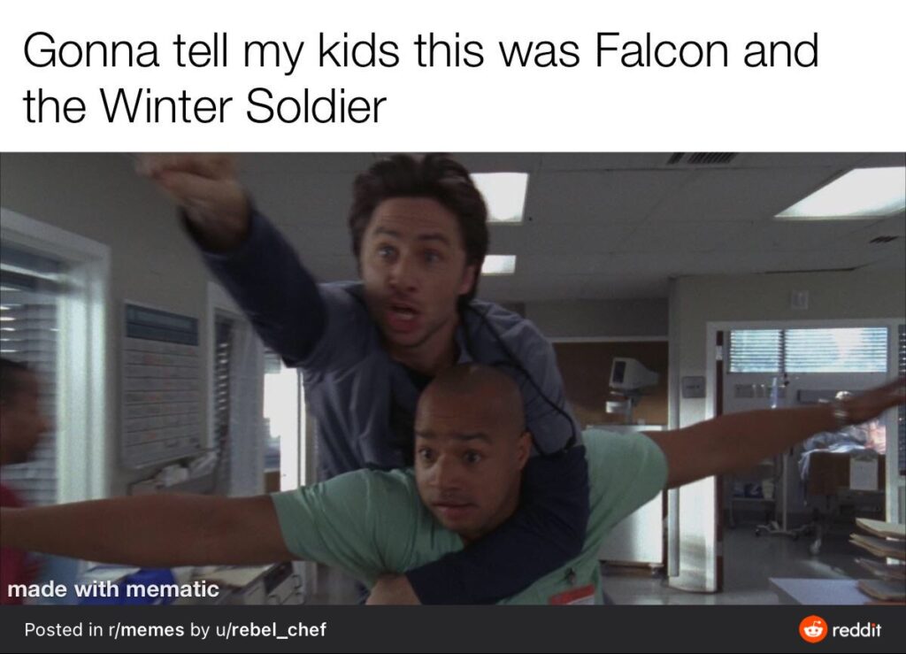 Best Memes from The Falcon and the Winter Soldier » Whisky + Sunshine