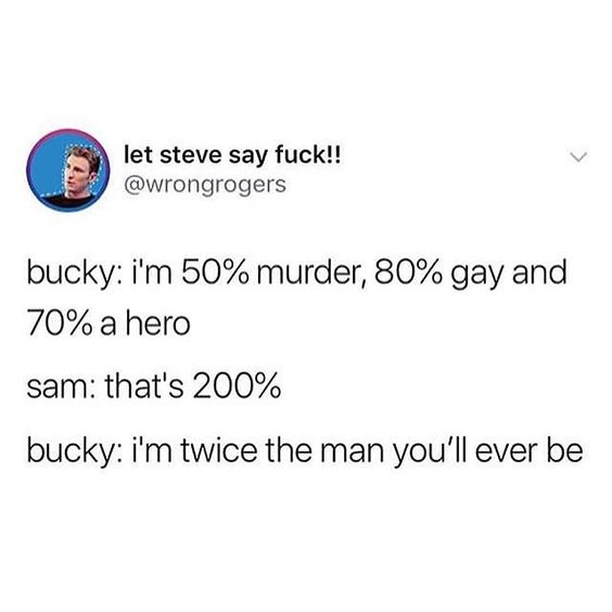 bucky percentages man