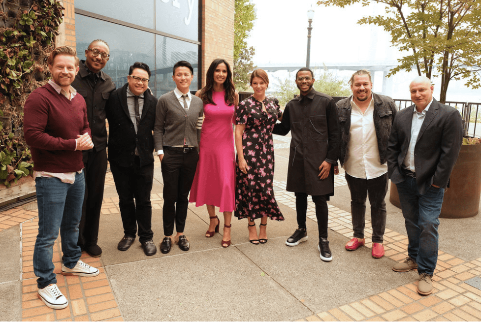 group of top chefs departure roof