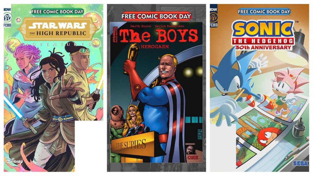 Free Comic Book Day titles