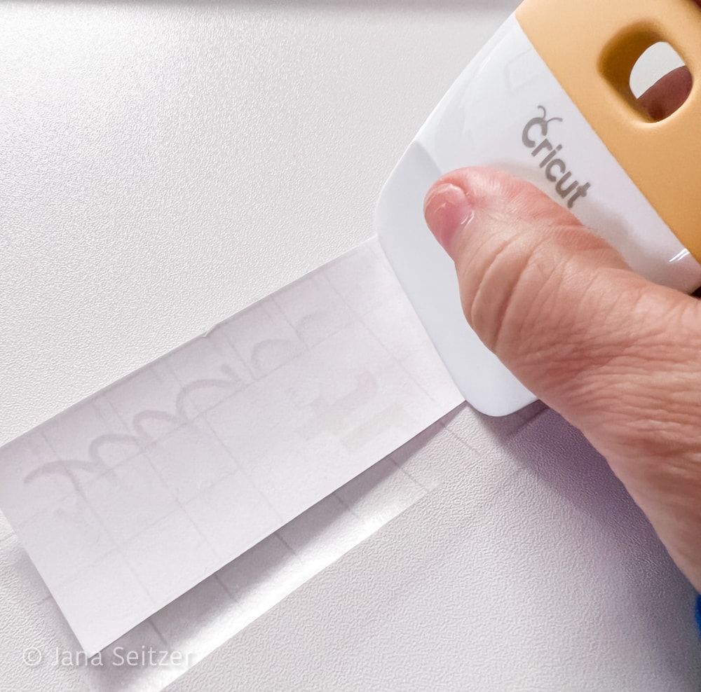 burnishing cricut vinyl