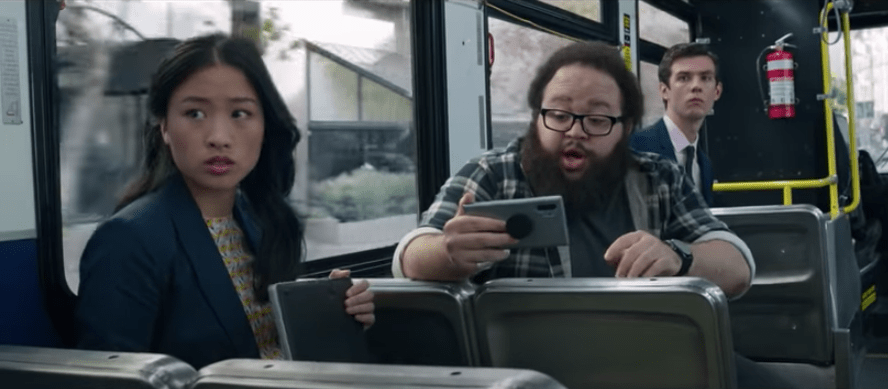 bus passenger in shang-chi bus fight zach cherry