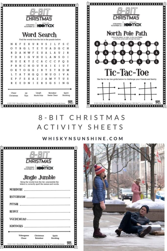 8-Bit Christmas Activity Sheets 