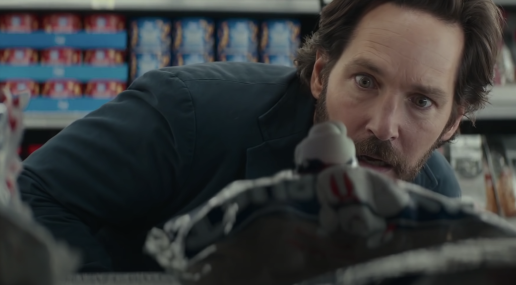 Paul Rudd mini stay puft in ghostbusters afterlife