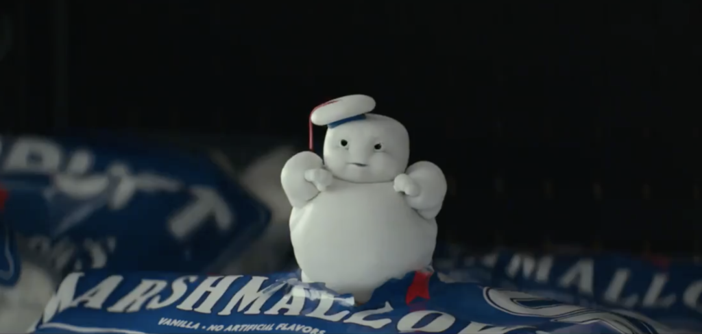 mini stay puft in ghostbusters afterlife