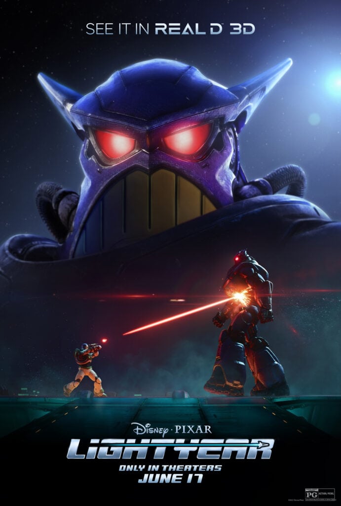 zurg poster for lightyear