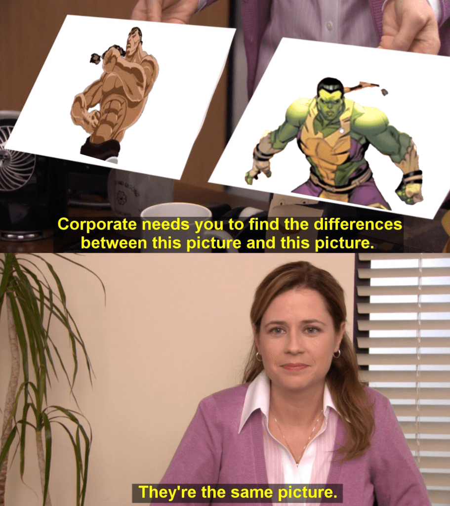 she hulk meme show me the difference