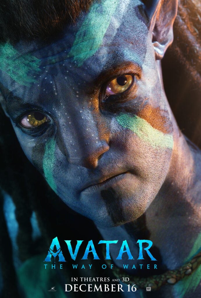AVATAR: THE WAY OF WATER jake poster