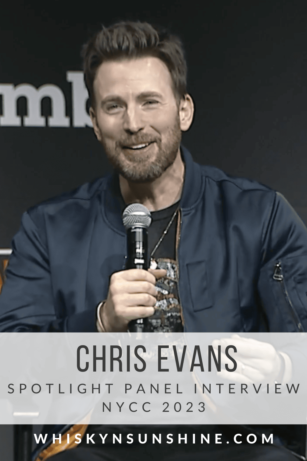 Chris Evans Spotlight Panel Nycc 2023 Whisky Sunshine